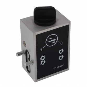 Pneumatic tipper joystick, G1/8" PTO activation key, lower connections